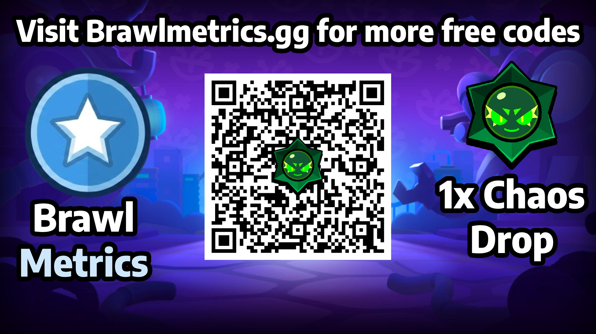 1x Chaos Drop free reward QR code
